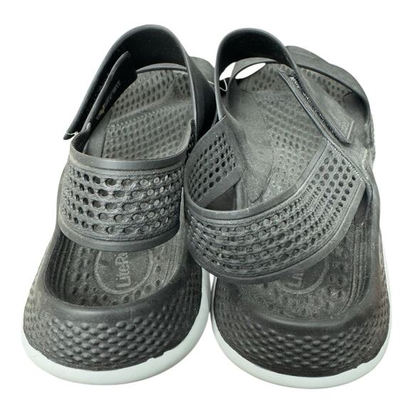Crocs LiteRide 360 Sandals for Women, Black/Light Grey 11 Casual Beach Vacation - Picture 3 of 10